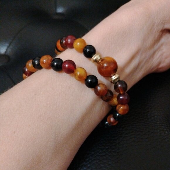 Elegant Multicolor Sizes Beaded Necklace - Picture 12 of 12